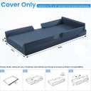 HOMBYS Waterproof Hospital Bed Mattress Cover with Built-in Side Guards, Mattress Protector with Fall Prevention Edge for Elderly Safety, Compatible with Standard 36"x76" Hospital Beds (Cover Only), 80" × 36" × 6"