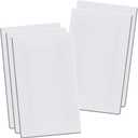 Screwless Blank Wall Plates, 1-Gang Child Safe No Device Outlet and Switch Covers, Standard Size 2.92" x 4.68" Hidden Screw Faceplate, Unbreakable Thermoplastic (5 Pack, Gloss White)