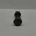 CAP Barbell Cast Iron Hex Dumbbell | Multiple Options (15 lb, Black, Single)