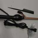 WEEYUM Small Curling Iron 1/2 Inch Barrel, Tiny Curling Wand for Short Hair, Ceramic Tourmaline Hair Curling Iron Double Voltage(100-240V)
