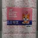 Disposable Dog Diapers Female 90 Count Doggie Diapers for Female Dogs (Waist 10-16.5 in S) Super Absorbent Small Doggie Diapers for Heat Excitable Urination or Incontinence - Pink