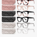 CCVOO Stylish Reading Glasses for Women, Eyeglasses, Blue Light Readers for Women, Computer Eye Glasses, Cheaters 1.75