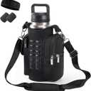 Magnetic Gym Bag for Women Men, Magnetic Water Bottle Carrier Crossbody Bag Pouch Sleeve for Gym with Strap, Sling Bags with Water Bottle Holder, for Sports Gifts Travel Work(Set5)