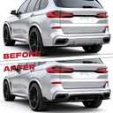 Rear Bumper Diffuser Lip for BMW G05 X5 M Sport 2019-2026 Golss Black