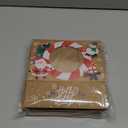 Christmas Cookie Boxes for Gift Giving - 12 Kraft Christmas Cookie Tins With Lids - Sturdy Christmas Treat Boxes, Christmas Tins - Festive Christmas Cookie Box Packaging - Cookie Boxes with Window