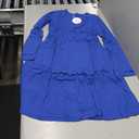 Anrabess Women’s Long Sleeve Casual Swing Dress – A-Line Fit and Flare Skater Dress, Stretchy Mini Dress for Fall Winter M