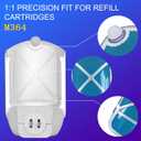 10 Pack Refill Cartridges, 2026 Upgraded Flying Insect Trap Refills Compatible with zzevo Flying Insect Trap Indoor Light M364 M364A Fully Compatible Size,Fly Catcher Trap (10 Refill Cartridges)