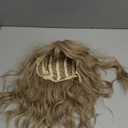 Blonde Wig Kids Child Short Wavy Wig with Bangs Flaxen Blonde Wigs Synthetic Girls Cosplay Halloween Party Costume Wigs (Flaxen Blonde)