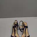 IDIFU Women's Dressy Strappy 2 Inch Low Kitten Heel Open Toe Sandals Dress Shoes for Woman Lady in Bridal Dance Evening (Size 8)