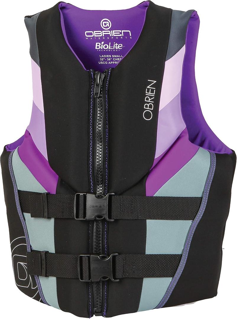 O'Brien Women's Focus Neoprene CGA Approved Life Jacket, (Purple, XS)
