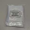 Xuniea 50 Pcs Mini Clear Makeup Bag Small Clear Zipper Pouch Travel Plastic Cosmetic Organizer Waterproof for Toiletries Swimsuit Bikini Bathing Suit(9.8'',Transparent)