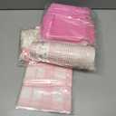 183pcs One Silly Goose Birthday Party Tableware Set Silly Goose Party Supplies for 24 Guests Tableware Includes Plates Napkins Cups Banner Gingham Tablecloth Balloons(Pink,Classical)