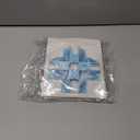 Briartw 8pcs Corner Guides for Chipboard Boxes,L-Shape Cardboard Box Corner Assembly Clamps for Box Making,Cartonnage Corner Holding Tool Work with 3 mm, 2 mm, 1.5 mm, and 1 mm Wide Chipboard,Blue