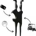 3 in 1 Golf Clip Divot Tool Gimme Golf Tool Magnetic Golf Holder Tool for Golf Cart