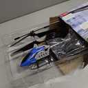 Dolanus RC Helicopters - Remote Control Helicopter Toys: One Key Take-Off/Landing, Automatic Altitude Hold, LED Light & 3.5 Channel Gyro Stabilizer, Flying Toys - Gift for Boys/Girls Kids Adults, Blue