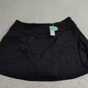 Beautikini Period Swimwear Menstrual Leakproof Swim Skirt Swimsuit Mid Waist Bathing Suit Bottoms for Teens Girls (Large, Black)