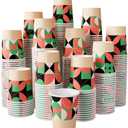 Turbo Bee 400 Pack 8 OZ Disposable Paper Coffee Cups, Hot and Cold Beverage Drinking Cups for Water, Suitable for Party, Picnic, Travel and Events