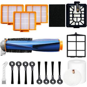 Replacement Parts Compatible with Shark AV2511AE AV2501S AV2610WA AV2501AE RV2502AE RV2610WA RV2520 AV2510 Accessories Kit with Main Brush,Filters,Foam Filters,Primary Filter,Side Brushes