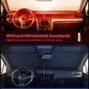 Lamicall Car Windshield Sunshade Umbrella - Foldable Car Windshield Sun Shade Cover, 5 Layers UV Block Coating, 52"x31" Front Window Heat Insulation Protection, for Auto Sedan, SUV Windshield