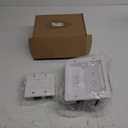 in Wall Cable Concealer Kit with Brush Wall Plate,Recessed Outlet Box,9ft Cord,2 Gang Pass Through Wire Hider for TV Cable Management,HDMI Cables and Home Theater Systems