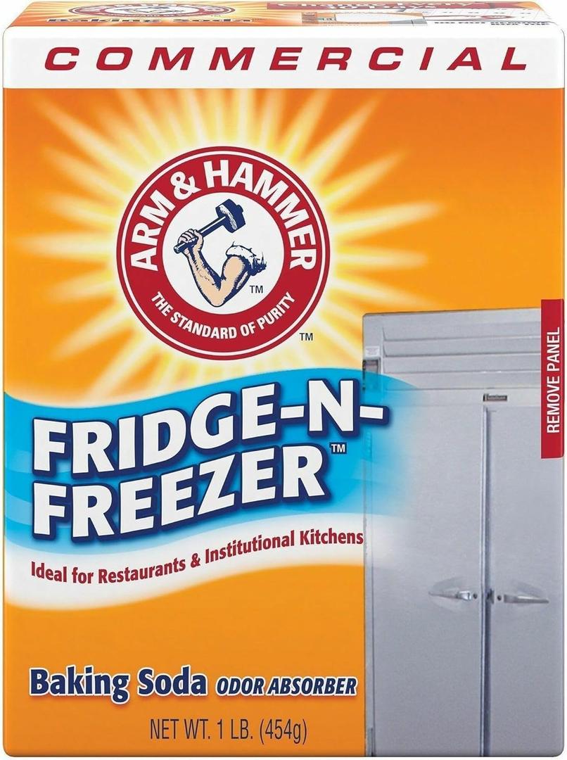 Arm & Hammer Fridge-N-Freezer Pack Baking Soda, Unscented, 16 Oz, Powder