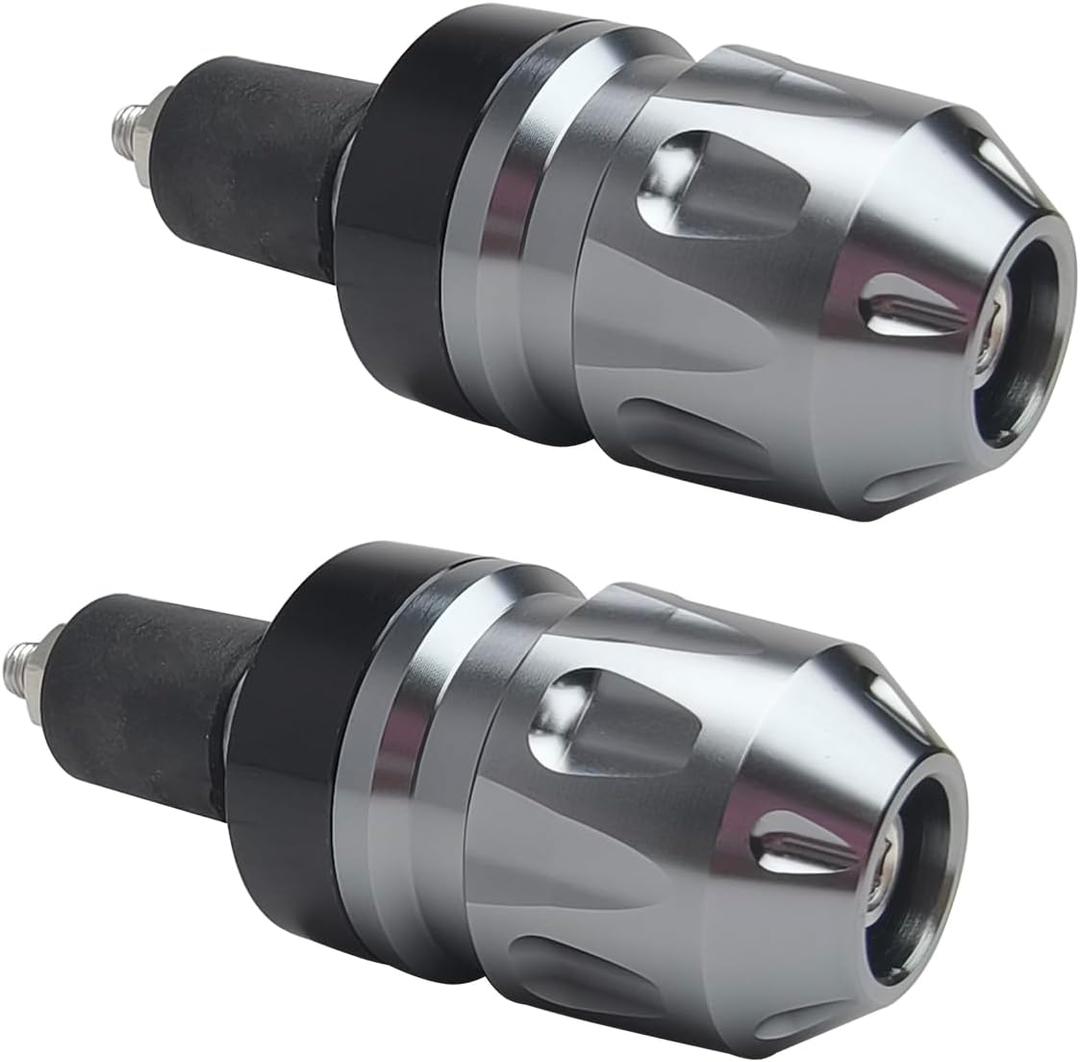 Universal 7/8" 22mm Motorcycle Handle Bar Ends Plug Sliders,Titanium