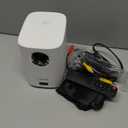 [Electric Focus] Projector with WiFi and Bluetooth, Native 1080P 15,000 Lumens 4K Supported, Agreago Outdoor Movie Projector for Home Theater UP to 300", for iOS/Android/TV Stick/HDMI/USB (White)