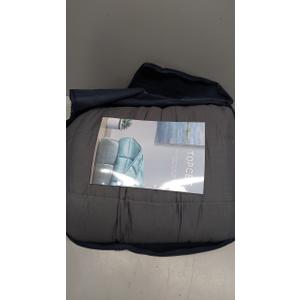 Topcee Weighted Blanket (20lbs 60"x80" Queen Size) Cooling Breathable Heavy Blanket Microfiber Material with Glass Beads Big Blanket for Adult AllSeason Summer Fall Winter Soft Thick Comfort