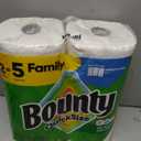 Bounty Quick Size Paper Towels, White, 8 Family Rolls