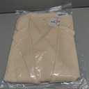 ANRABESS Womens Sweater Blazer 2025 Fall Cardigan Chunky Knit Jacket Coats Light Apricot Small (Beige, S)