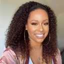 Headband Wigs for Black Women Ombre Brown Short Afro Kinky Curly Glueless Headband Wig 12 Inch Brown None Lace Front Glueless Wigs for Black Women Kinky Curly Wig