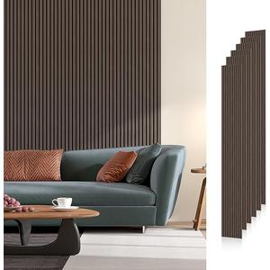 Pack Acoustic Wood Slat Panels - Soundproof Wall Paneling for Interior Decor. 94,5x23,6 inch roll