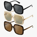 miyya Oversized Polarized Sunglasses Women, Trendy Retro Sun Glasses for Women 2025, Oversized Shades