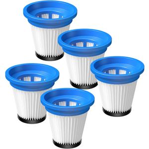 5 Pack 520280 HEPA Replacement Filter Only Compatible with Kenmore DS1030 DS1020 Cordless Stick Vacuum Lightweight Cleaner, Washable and Reusable Filters