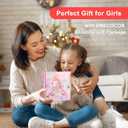 2 x Toddler Purse Gifts for Girls, Little Girl Purse Kids Wallet Crossbody Bag Birthday Gifts for 3-8 Year Old Girl (Black-black Initial)