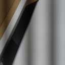 Frame Amo 12x17 Black Solid Wood Poster Frame, White Mat for 10x15 Image, Tempered Glass Front, 1.5 inch Wide, 1 inch Thick, High-End, Heavy-Duty, Gallery Grade & Acid-Free