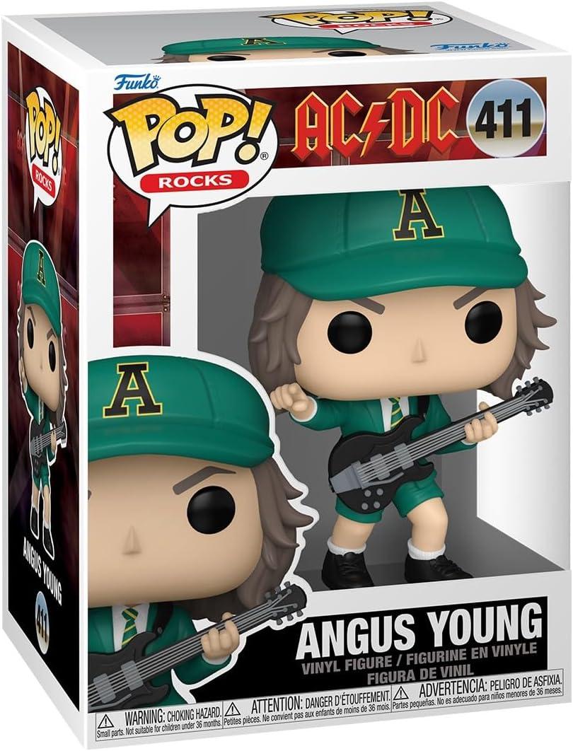 Funko POP Rocks: AC/DC - Angus Young - (Green) - Collectable Vinyl Figure - Gift Idea - Official Merchandise - for Kids & Adults - Music Fans - Model Figure for Collectors and Display