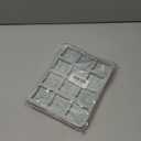 2 Pack Christmas Themed Silicone Cake Molds 12 Cavity 3D Xmas Square Cookies Biscuits Mould Tray DIY Baking Decorating Tools for Chocolate Candy Dessert Gummy Handmade Soap Clay