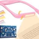Mothers Day Gifts for Mom Wife: Neck Booklight for Reading in Bed at Night, Pink Light Knitting Accessories Sewing Supplies,Teen Girls College Students Gifts for Women Mom Nurse Present Mothers Day