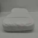 Knee Pillow for Side Sleepers, 100% Memory Foam Filling Leg Pillow for Side Sleeping, 4" Height Leg Pillow for Relieving Leg, Back, and Knee Pain Breathable & Pressure-Relieving Support - 18"x30"x4" (White)