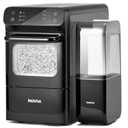 INOVIVA Nugget Ice Maker with 1.2 Gallon Tank, 40lbs/ 24H Soft & Chewable Ice, Automatic Water Supply, Preset Time, Self-Cleaning, Multifunctional Pellet Ice Machine for Home & Kitchen
