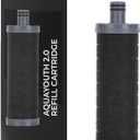 2.0 Carbon Shower Head Filter | Removes Chlorine, Heavy Metals, And More | Great For Dry Skin, Dry Hair, And More | NSF Certified (2.0 Carbon Refill Cartridge)