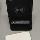 AFK Wireless Charging Station with Bluetooth Speaker and Alarm Clock,Wireless Charger Compatible with iPhone,Android Phones(Black)