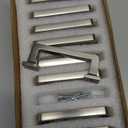 Asidrama 20 Pack 5 Inch(128mm) Brushed Satin Nickel Kitchen Cabinet Handles, Cabinet Pulls Kitchen Cabinet Hardware Cupboard Handles Drawer Pulls