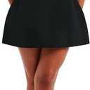 LuFeng Women's Summer Sexy Sleeveless Zipper Mock Neck Slim Fit A-line Mini Dress Bodycon Party Club Dress for Women (Black) Small