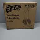 ZIWWVY Stepper Machine with Resistance Bands, Mini Stepper with 300LBS Weight Capacity, Twist Stepper for Full Body Workout, Adjustable Step Height, Smooth and Quiet, Step Machine for Men Women