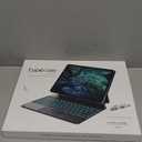 typecase Edge Keyboard Case for iPad Air 13-inch(M3/M2, 2025/2024) & iPad Pro 12.9-inch(6th/5th/4th/3rd Gen), Magic Keyboard with 11-Color Backlight, Multi-Touch Trackpad, Pencil Holder, Black