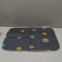 Washable Pee Pads for Dogs, Extra Large Dog Mat, Absorbent Reusable Training Dog Pads Pet Puppy Pads, Non-Slip Potty Pads for Whelping, Playpen, Crate, Bed, Grey 65"x48" (Gray)