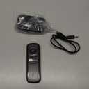 Pixel RW221-DC0 Camera Remote Shutter Release Wireless Radio Control Compatible with Nikon Z8 Z9 D3 D4 D5 D6 D800 D850 D810 D700 D500 D300 D200 F100 F90 F6 F5 D1X D2H Replaces MC-30A MC-36A