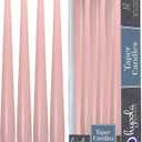 Hyoola Tall Taper Candles - 10 Inch Light Pink Unscented Dripless Taper Candles - 8 Hour Burn Time - 12 Pack